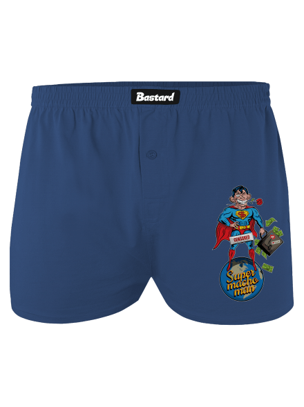 Supermachoman férfi alsó nadrág Blue