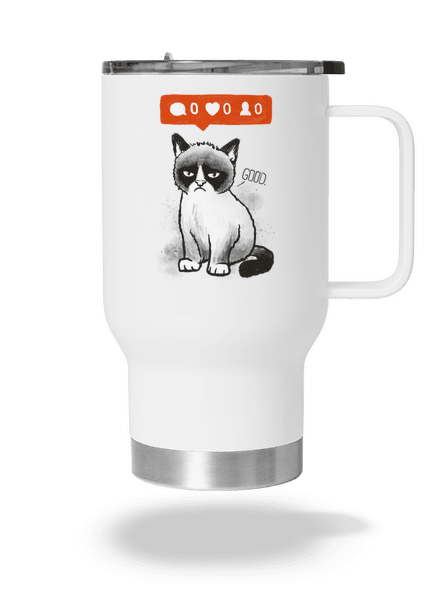 Grumpy termosz bögre White