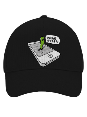 Wrong apple baseballsapka Black