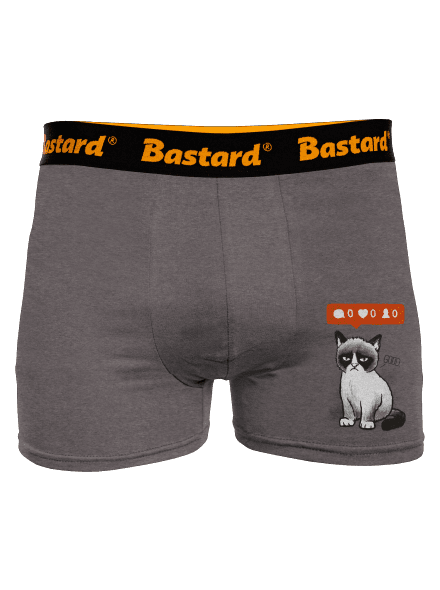 Grumpy boxeralsó Gray Melange