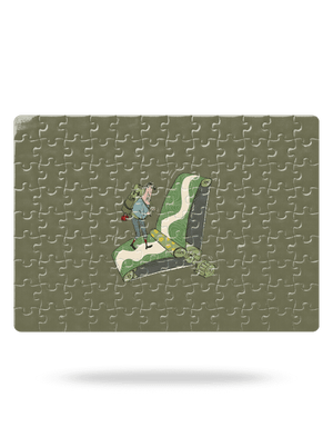 túrázás az övön kirakós White