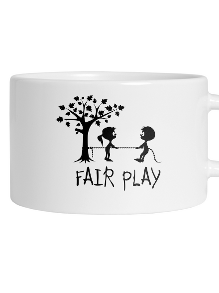 Fair play macaron bögre White