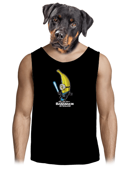 Bananakin Skywalker férfi trikó Black
