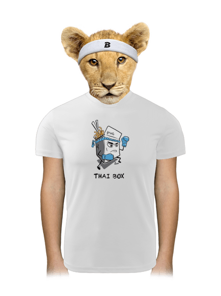 Thai box gyerek sport póló White