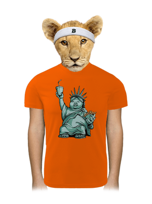 Amerikai bálvány gyerek sport póló Neon Orange