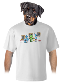 unisex túlméretezett póló