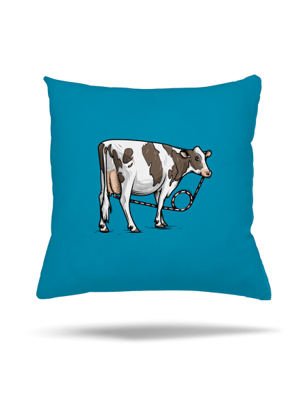 Cow drink párna Blue Turquoise