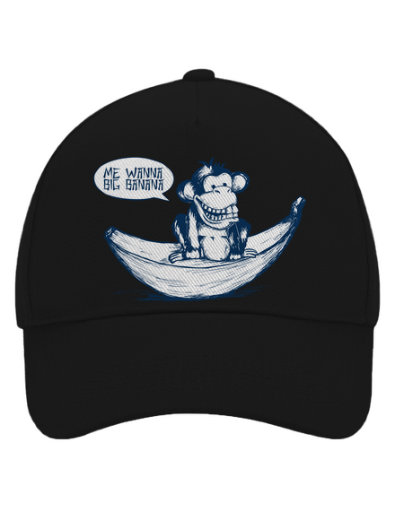 Big banana baseballsapka Black