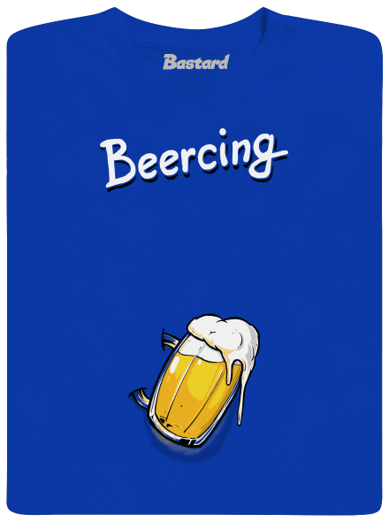 Beercing férfi hosszú ujjú póló Royal Blue