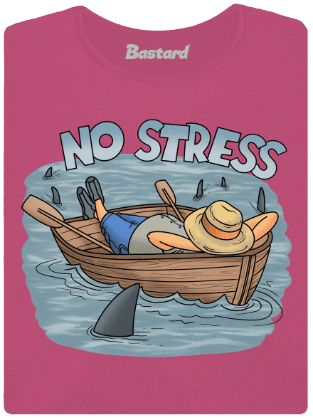 No stress prémium női póló Magenta