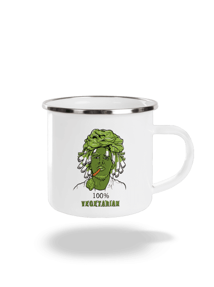 100% vegetáriánus pléhbögre White