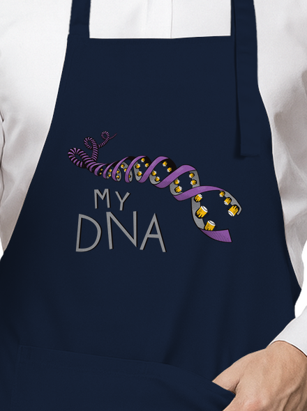 My DNA kötény Navy