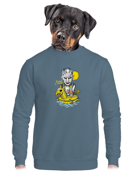 Summer is coming 2 unisex crewneck Nordic Blue