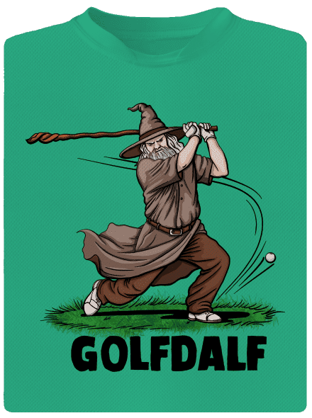 Golfdalf férfi sportpóló Mint Mal