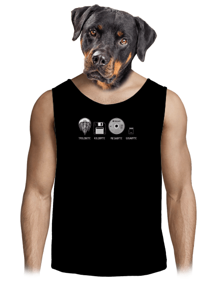 Trilobite férfi trikó Black