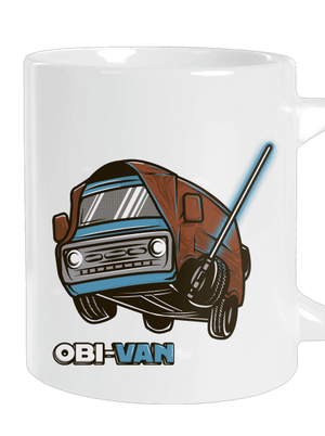 Obi Van nagy bögre White