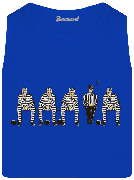 Nem bűnös férfi trikó Royal Blue