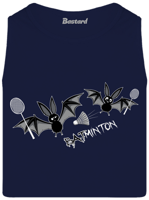 Batminton férfi trikó French Navy