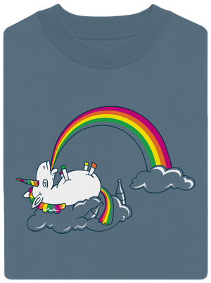 A szivárvány titka unisex crewneck Nordic Blue