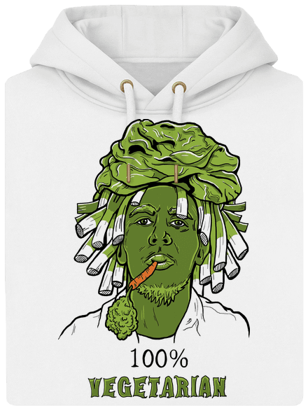 100% vegetáriánus unisex prémium pulóver Snowwhite