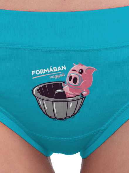 Formában női bugyik Turquoise