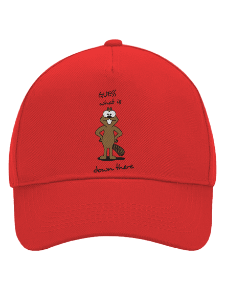 Naked beaver baseballsapka Classic Red