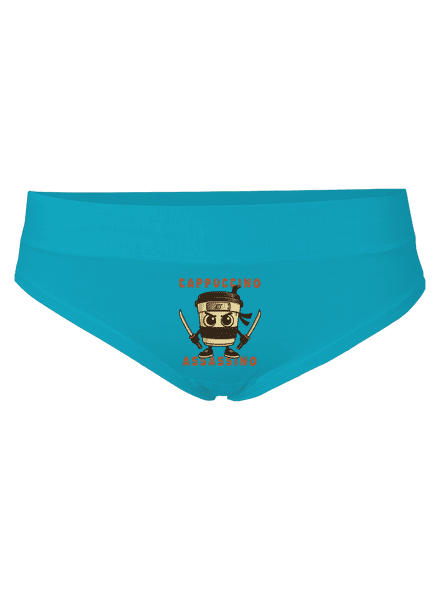 Cappuccino Assasino – Italian Brainrot női bugyik Turquoise