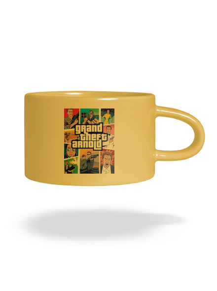 Grand Theft Arnold macaron bögre Yellow Macaron