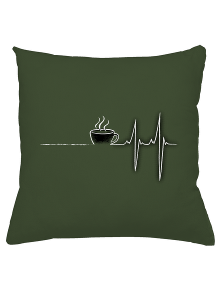 Coffee help párna Olive Green