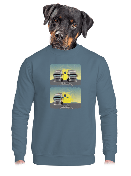 Chuck & Truck unisex crewneck Nordic Blue