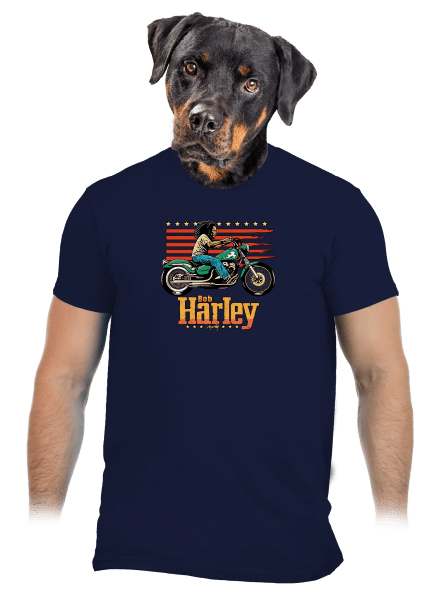 Bob Harley férfi póló Navy