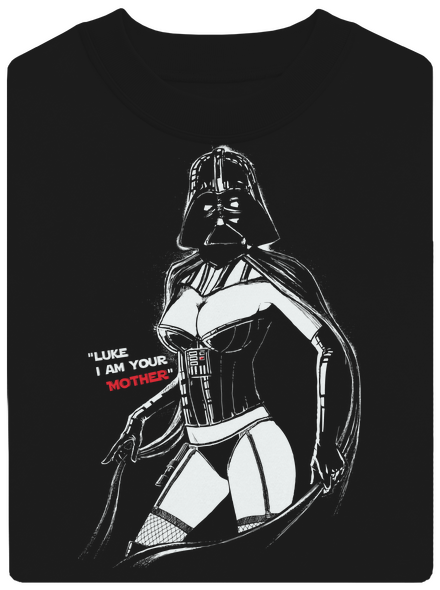 Mrs. Vader unisex crewneck Black
