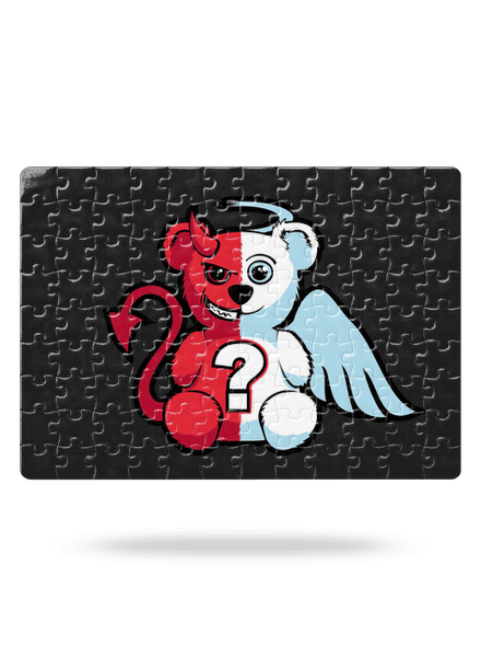 Angyal vagy ördög kirakós White