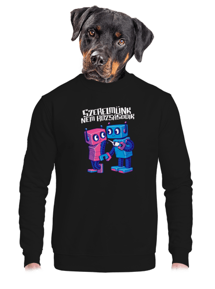 Robotok unisex crewneck Black