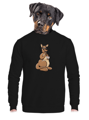 Büszke szülők unisex crewneck Black