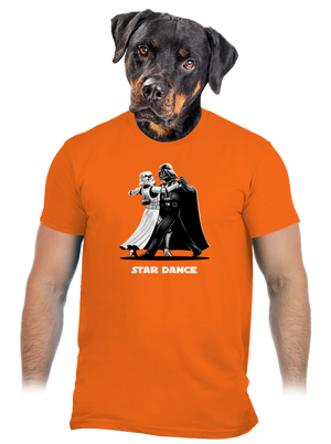 Star dance férfi póló Orange