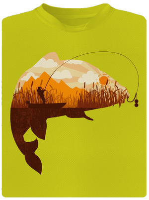 Halfogás gyerek sport póló Neon Yellow