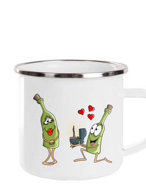 A bor szeretete pléhbögre White