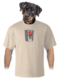 unisex túlméretezett póló