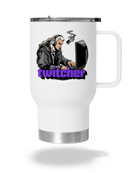 Twitcher termosz bögre White
