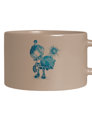 Időzített bomba macaron bögre Brown Macaron