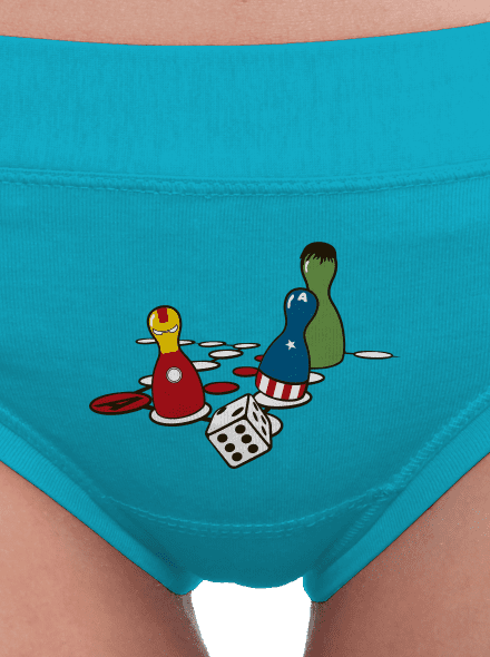 Szuperhős ne haragudj női bugyik Turquoise