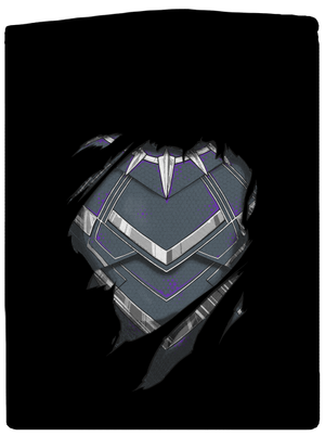 Panther inside cipzáras női pulóver Black