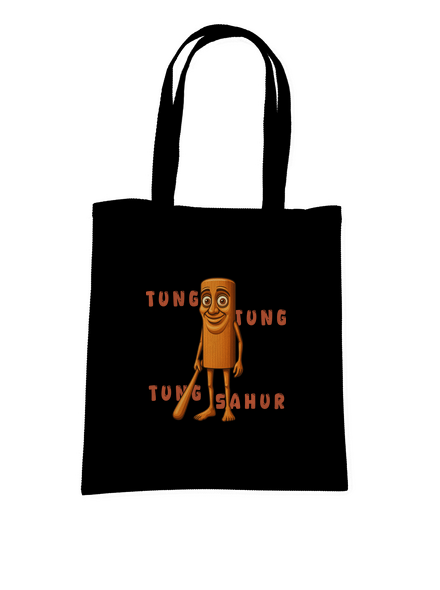 Tung Tung Tung Sahur – Italian Brainrot táska Black