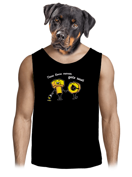 True love férfi trikó Black