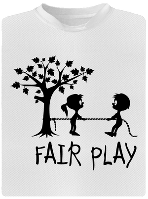 Fair play gyerek sport póló White