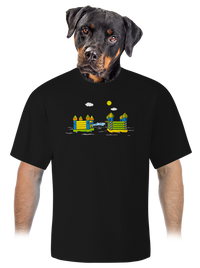 unisex túlméretezett póló