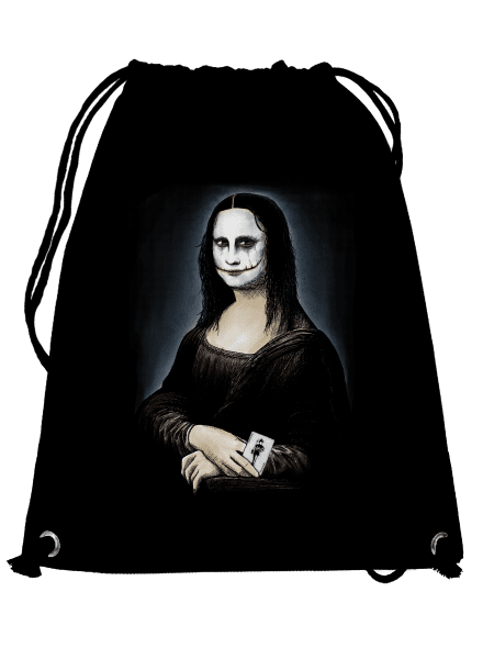 Mona Joker Lisa hátizsák Black