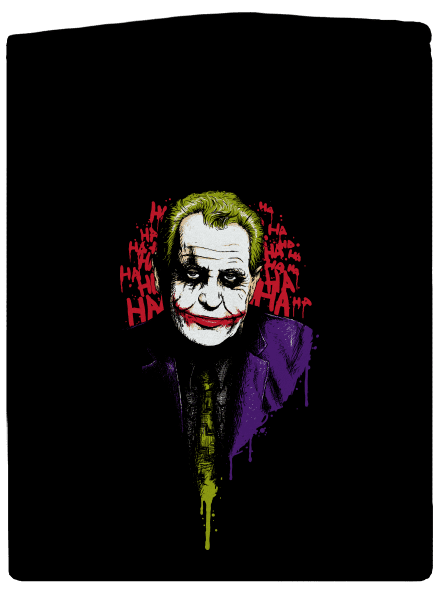 Zeman Joker cipzáras férfi pulóver Black
