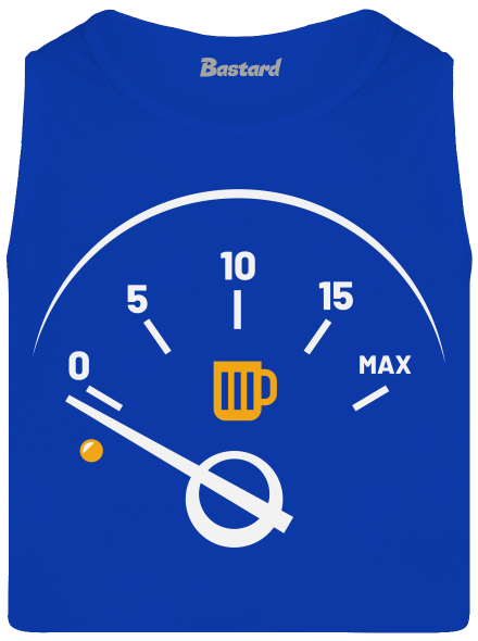Üres tank férfi trikó Royal Blue